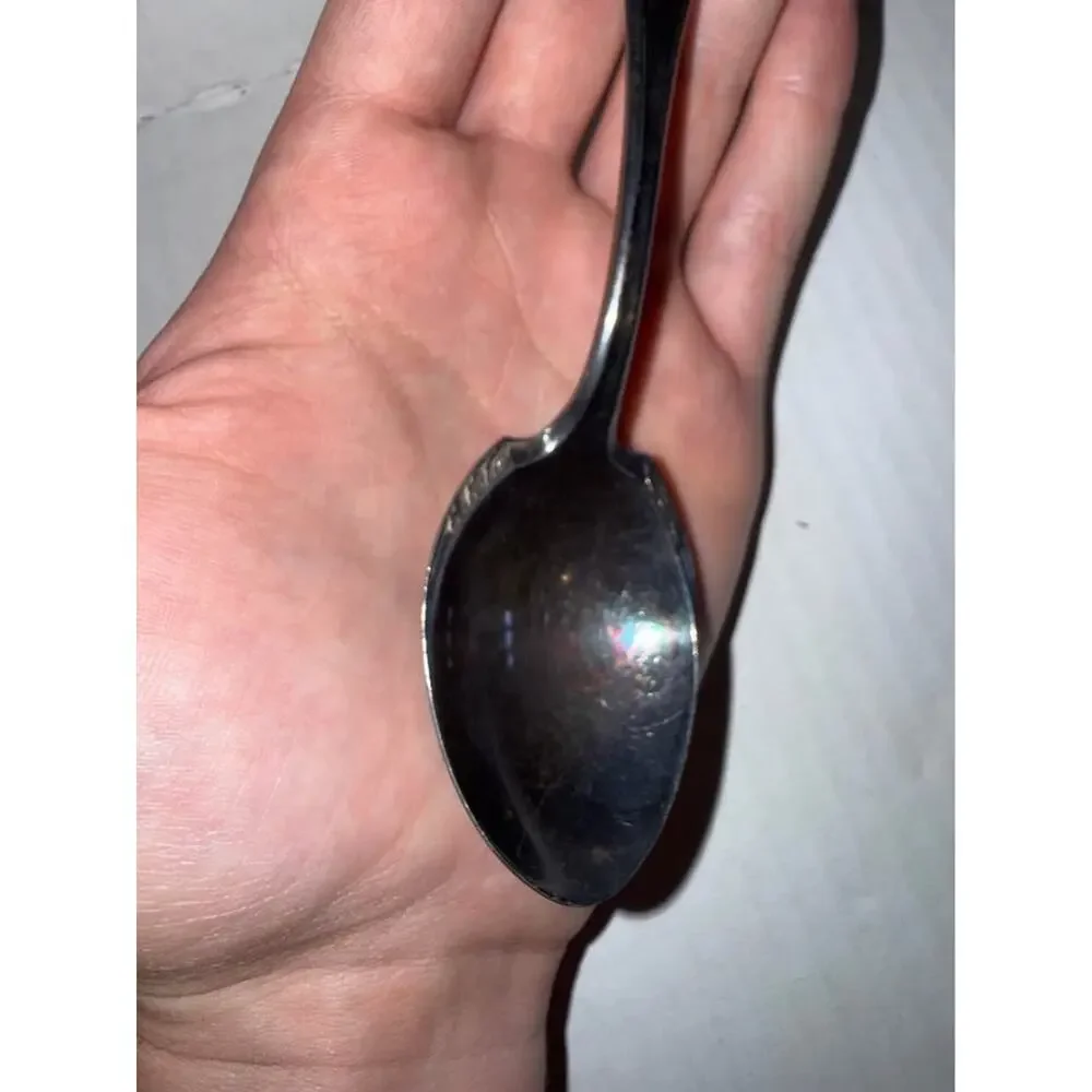 Antique 1847 Rogers Bros XS Triple  Silverplate Soup Spoon/ Oyster Ladle